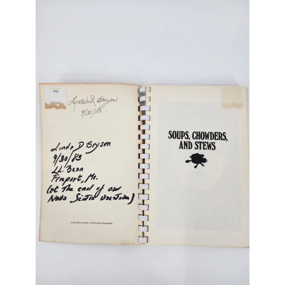 The Flavor of New England Soups Chowders and Stews Yankee Books Vintage Cookbook